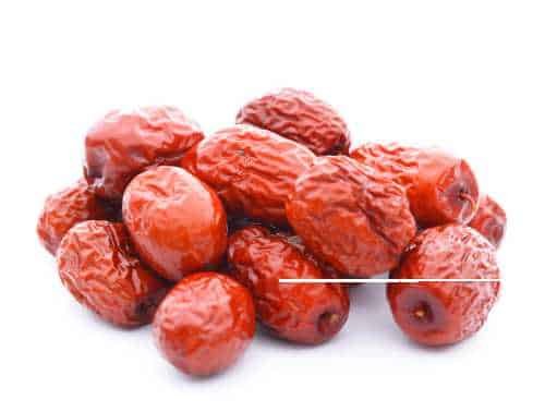 Dried red jujube dates